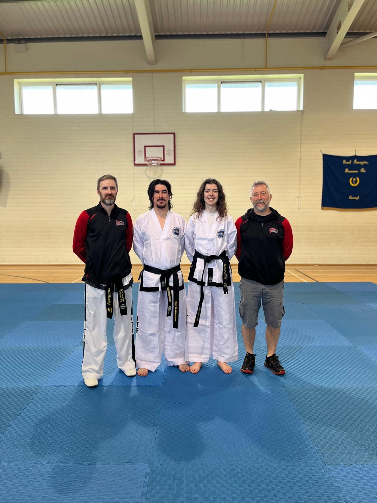 New black belts graded at the club - May 2026